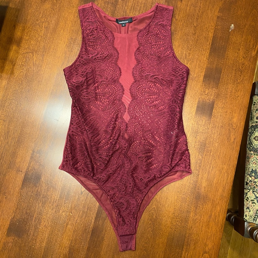 Ambiance Fuchsia Bodysuit Size Small